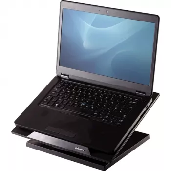 Fellowes Designer Suites sülearvuti tõstuk, sülearvuti alus, must, plastik, 43,2 cm (17 tolli), 11,3 kg, FIRA International, EN ISO 9241-5
