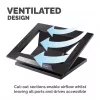 Fellowes Designer Suites sülearvuti tõstuk, sülearvuti alus, must, plastik, 43,2 cm (17 tolli), 11,3 kg, FIRA International, EN ISO 9241-5