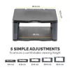 Fellowes Premium Monitor Riser Graphite, eraldiseisev, 36 kg, 53,3 cm (21 tolli), kõrguse reguleerimine, grafiit
