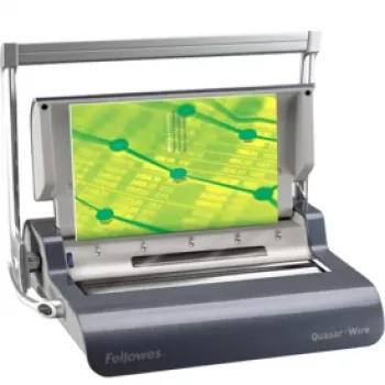 Fellowes Quasar Wire Binder, käsitsi, 120 lehte, grafiit