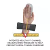 Fellowse hiiremati randmetugi - Health-V hiirematt antibakteriaalse kaitsega - ergonoomiline hiirematt arvutile, sülearvutile, kodukontorisse - must