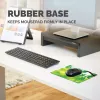 Fellowes Earth Series hiirematt Leaves, roheline, pilt, plastik, kumm, libisemiskindel alus