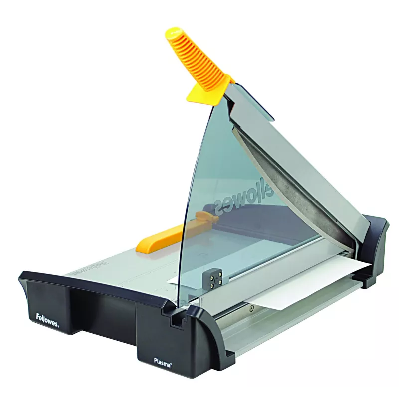 Paberlõikur Fellowes Plasma A3/180 — lõikepikkus 46 cm, mahutavus 40 lehte, grafiit/hõbedane/kollane