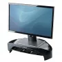 Fellowes arvutimonitori alus 3 kõrguse reguleerimisega – Smart Suites Monitor Riser Plus koos hoiualaga – ergonoomiline reguleeritav monitorialus arvutitele – maksimaalne kaal 10 kg / maksimaalne suurus 21 tolli – must