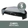 Fellowes arvutimonitori alus 3 kõrguse reguleerimisega – Smart Suites Monitor Riser Plus koos hoiualaga – ergonoomiline reguleeritav monitorialus arvutitele – maksimaalne kaal 10 kg / maksimaalne suurus 21 tolli – must