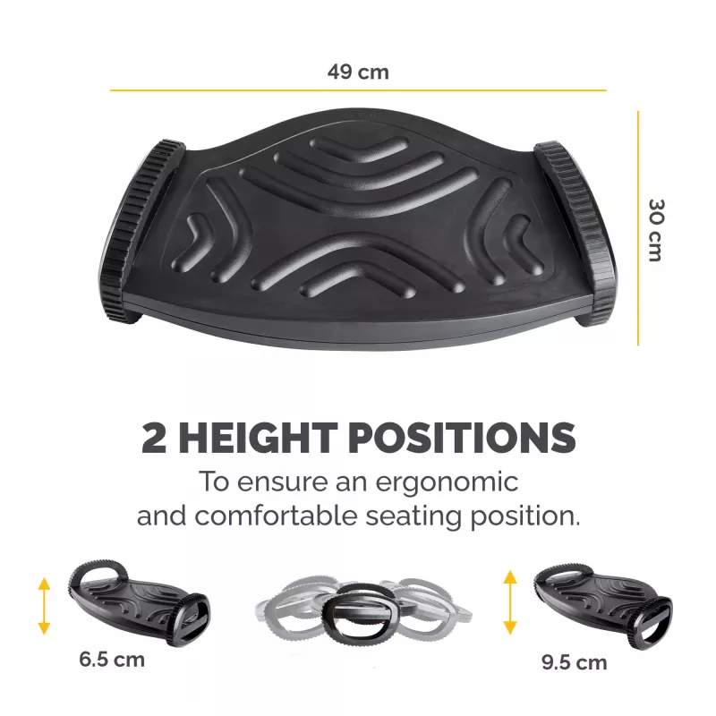 Fellowes Foot Rest Under Desk - Smart Suites Foot Support Ergonomic Foot Rest - Foot Rest Stool for Office & Home - Must
