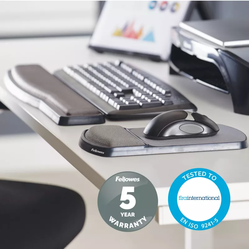 Fellowes Angle Adjustable hiir Pad Wrist Support Premium Gel