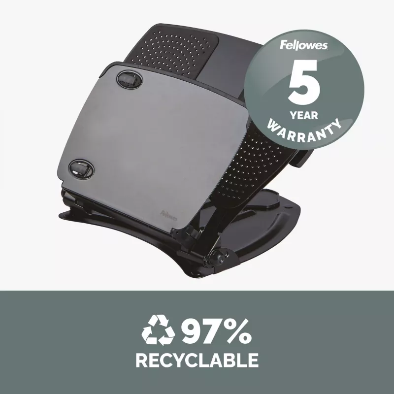 Fellowes Professional Series sülearvuti tööjaam, must, metall, 85 - 245 mm, 400 mm, 58 mm, 341 mm