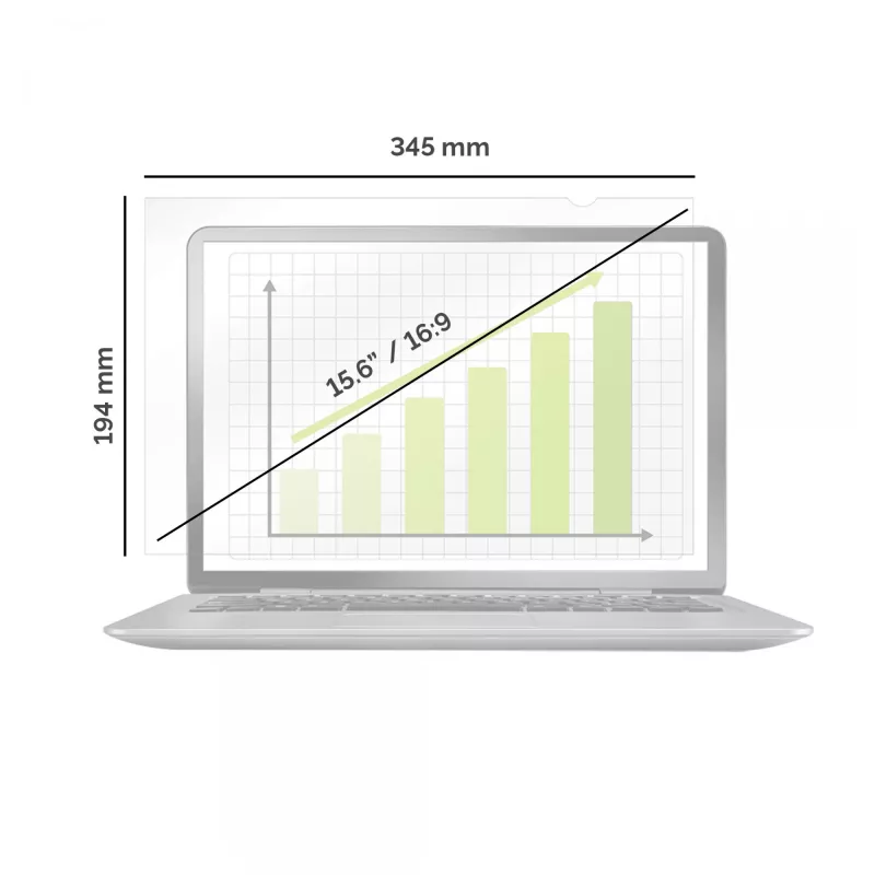 Fellowes PrivaScreen 39,6 cm (15,6 tolline) monitori/sülearvuti raamita ekraani privaatsusfilter