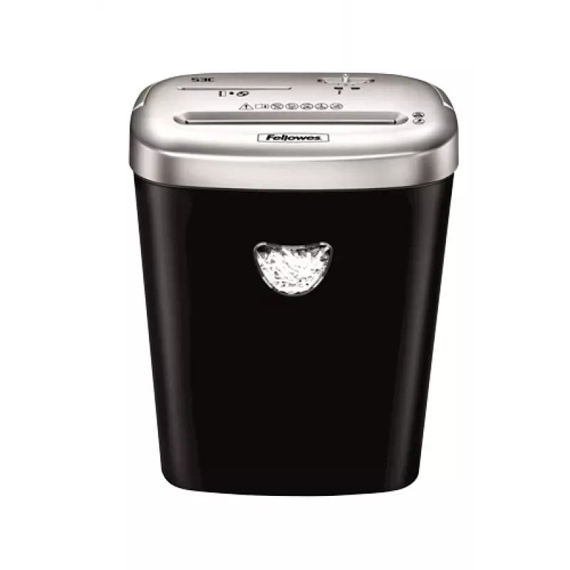 Fellowes 53C paberipurustaja Ristpurustus 22 cm Must