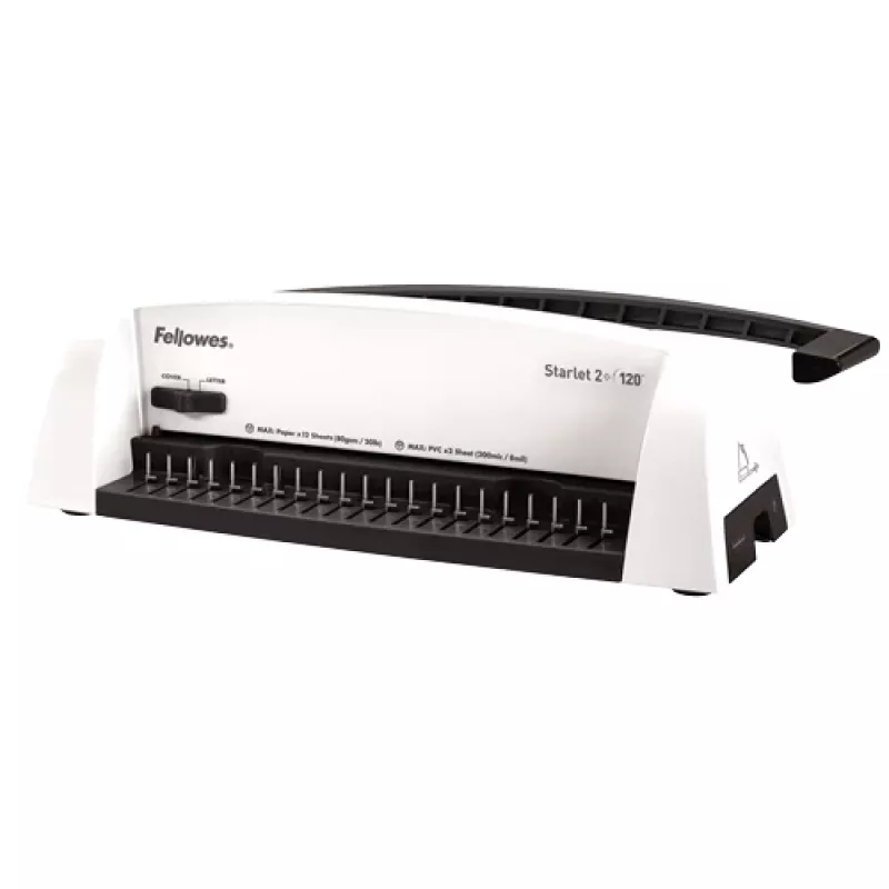 Fellowes Starlet 2+ rõngaskaust, hall, valge