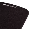 Fellowes hiir Mat Wrist Support - PlushTouch hiirematt libisemiskindla kummipõhja ja antibakteriaalse kaitsega - ergonoomiline hiirematt arvutile, sülearvutile, kodukontorisse - must
