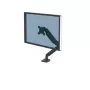 Fellowes Platinum Series monitori käsi - monitorikinnitus kuni 8 kg 40-tollistele ekraanidele - reguleeritav monitori lauakinnitus - kaldenurk 45° pööre 180° pöörlemine 360° rotatsioon 360°, VESA 75 x 75/100 x 100 - must