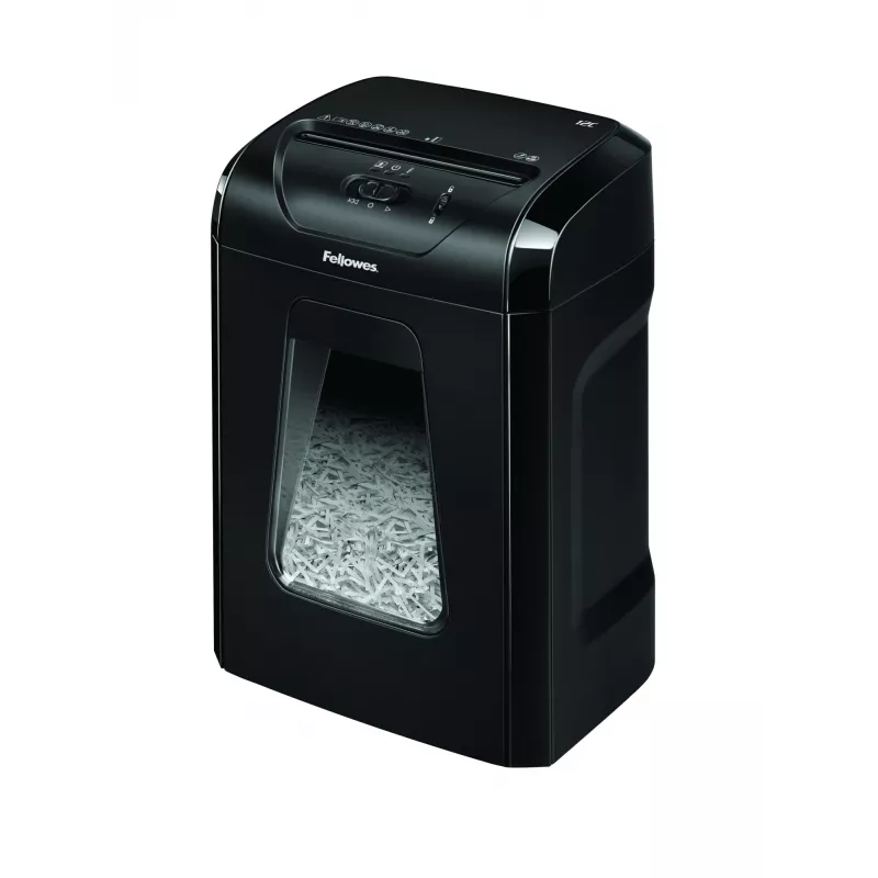 Fellowes Powershred 12C paberipurustaja Ristlõikeline 22,5 cm Must
