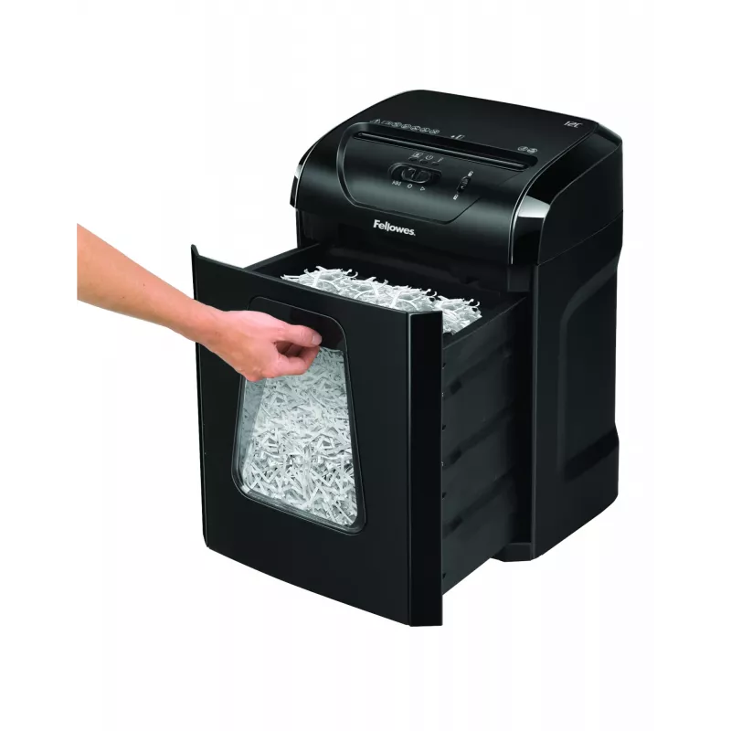 Fellowes Powershred 12C paberipurustaja Ristlõikeline 22,5 cm Must