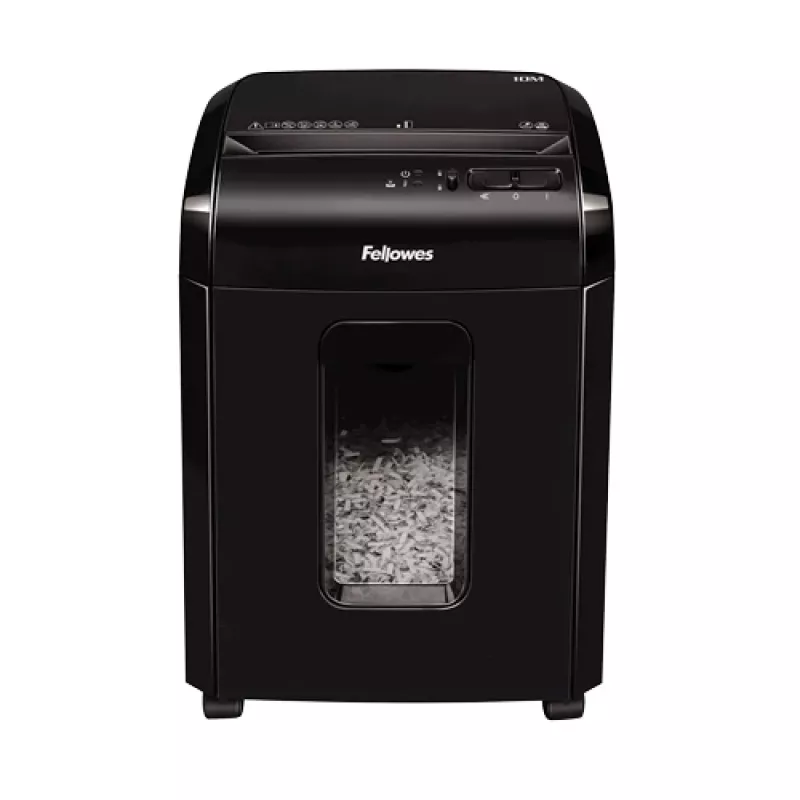 Fellowes Powershred 10M paberipurustaja, mikro-lõikeline, must