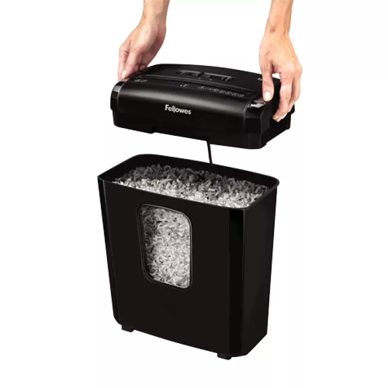 Fellowes Powershred 6M paberipurustaja Mikrolõik-purustamine Must