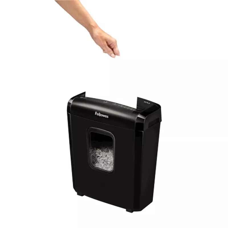 Fellowes Powershred 6M paberipurustaja Mikrolõik-purustamine Must