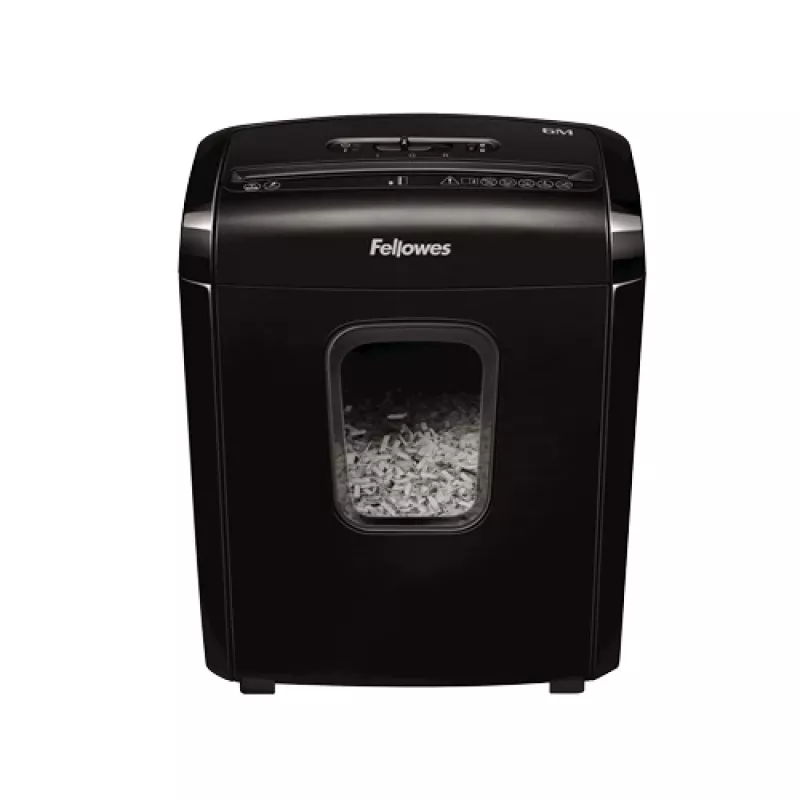 Fellowes Powershred 6M paberipurustaja Mikrolõik-purustamine Must