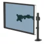 Fellowes Reflex Monitor Arm - Monitor Mount for 8KG 32 inch Screens - Adjustable Monitor Desk Mount - Tilt 45° Pan 180° Rotation 360°, VESA 75 x 75/100 x 100 - Must