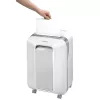 Fellowes Powershred LX201 mikroviilutuspaberihuntur valge, mikroviilutus, 23 cm, 2 x 12 mm, 22 L, puutetundlik, 4 ratast