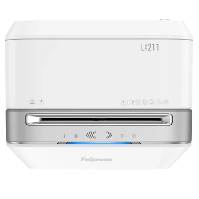Fellowes LX Series Powershred LX21 paberipurustaja, mikroosakeste purustamine, hall, valge