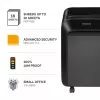 Fellowes LX Series Powershred LX210 paberipurustaja, must