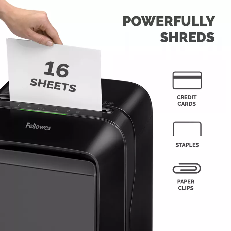 Fellowes LX Series Powershred LX210 paberipurustaja, must