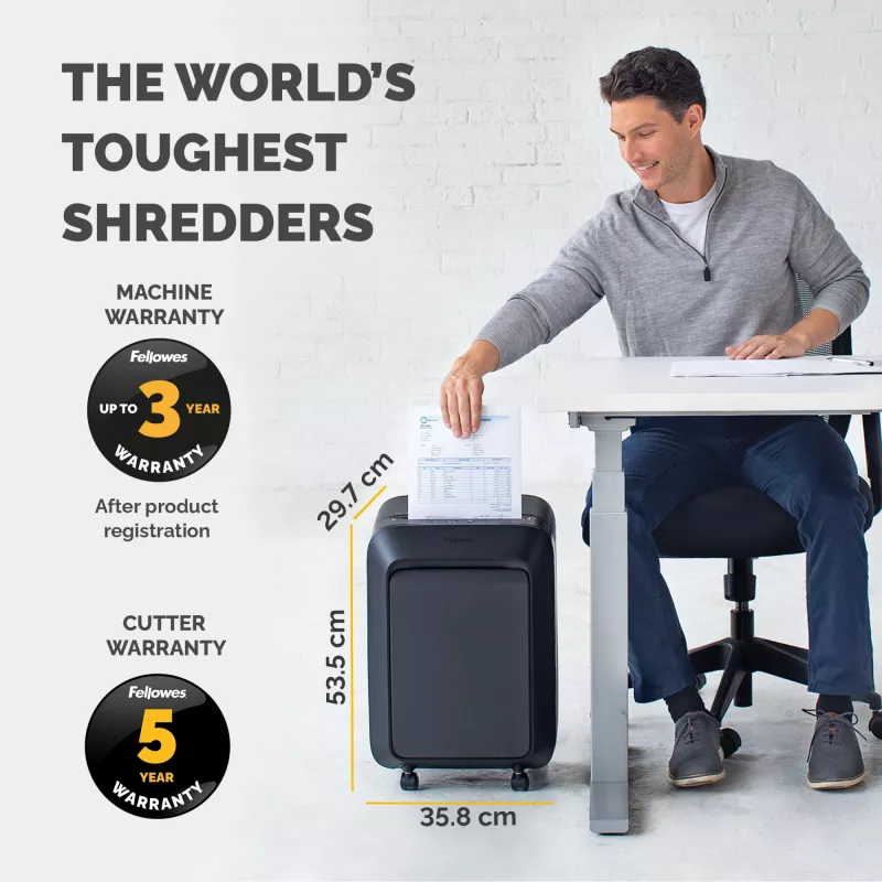 Fellowes LX Series Powershred LX210 paberipurustaja, must