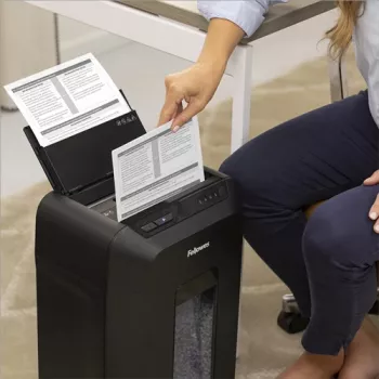 Fellowes AutoMax 90M paberipurustaja Mikropurustus Must