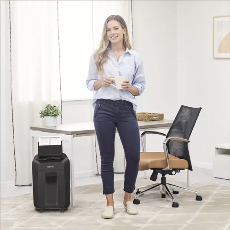 Fellowes AutoMax 90M paberipurustaja Mikropurustus Must
