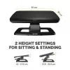 Fellowes Foot Rest Under Desk - Hana LT Foot Support Ergonomic Foot Rest - Foot Rest Stool for Office & Home Use - Must