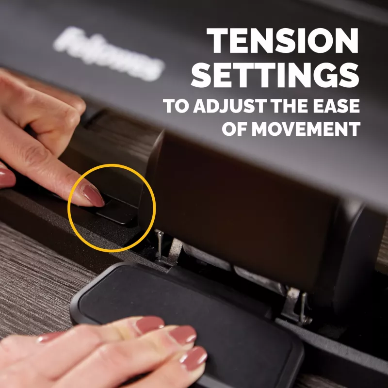 Fellowes Foot Rest Under Desk - Hana LT Foot Support Ergonomic Foot Rest - Foot Rest Stool for Office & Home Use - Must