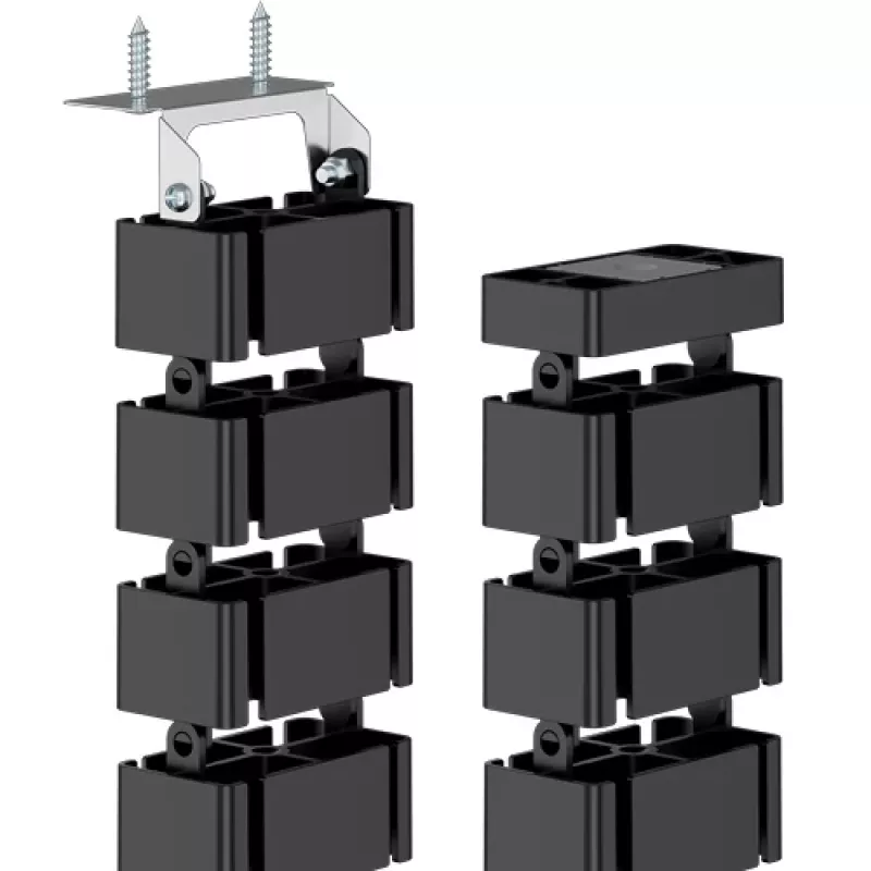 Fellowes 100136871 kaablikorraldaja Laua kaablihülss Must 1 tk