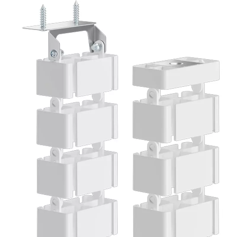 Fellowes 100136872 kaablikorraldaja Laua kaablikorpus Valge 1 tk