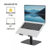 Fellowes Alumia sülearvuti alus lauale, max suurus 15 tolli, max kaal 5 kg, must