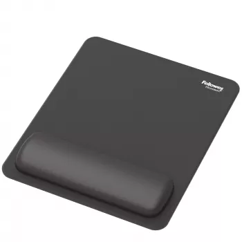 Fellowes Breyta hiiremati randmetugi, antibakteriaalse kaitsega ergonoomiline hiirematt, must