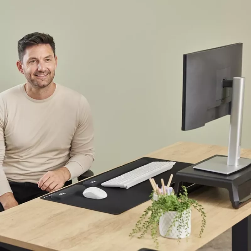 Fellowes randmetugi Breyta peopesatugi antibakteriaalse kaitsega ergonoomiline randmetugi must