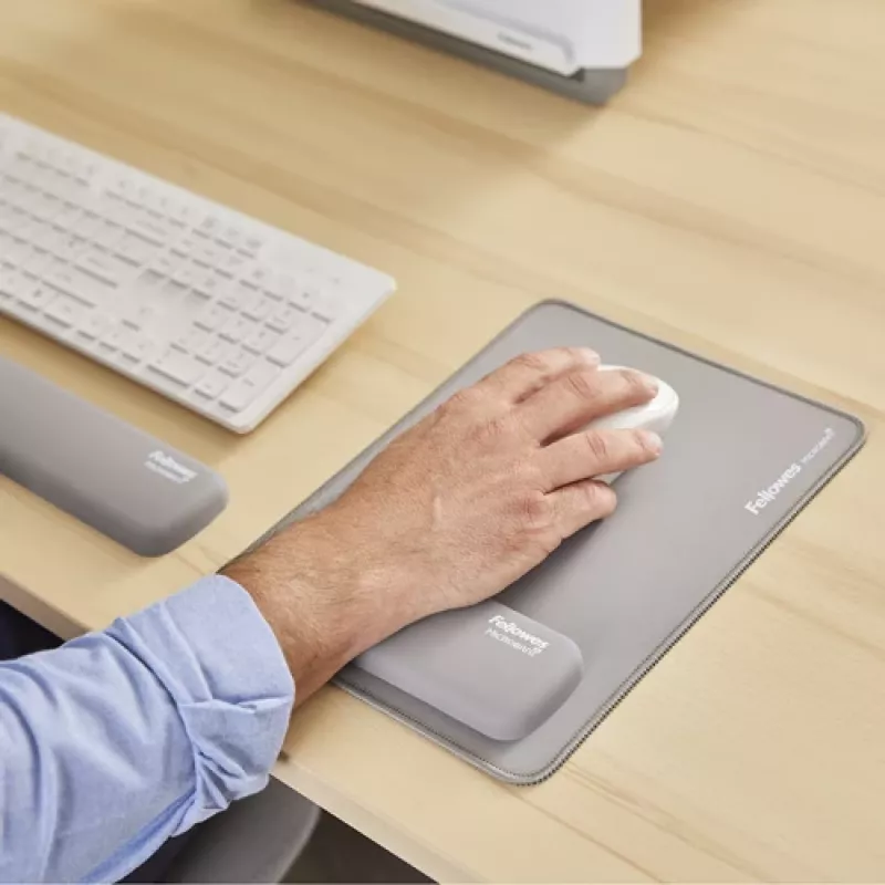 Fellowes Breyta randmetugi peopesatugi antibakteriaalse kaitsega ergonoomiline randmetugi hall