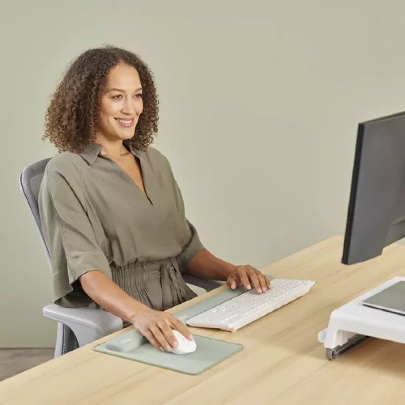 Fellowes randmetugi Breyta peopesatugi antibakteriaalse kaitsega ergonoomiline randmetugi Sage