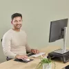 Fellowes klaviatuur Wrist Rest Breyta Compact klaviatuur Wrist Support with Antibacterial Protection Ergonomic Wrist Support Must