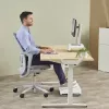 Fellowes klaviatuuri randmetugi Breyta Compact klaviatuuri randmetugi antibakteriaalse kaitsega ergonoomiline randmetugi hall