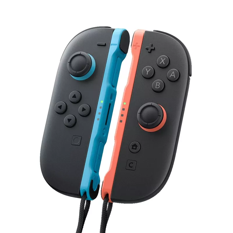 Nintendo Joy-Con 2 (L)/(R) helesinine/helepunane, Juhtkang, Nintendo Switch 2, Jäädvustamisnupp, D-pad, Avalehe nupp, Analoog / Digitaalne, Juhtmevaba, Bluetooth