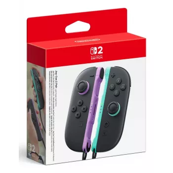 Nintendo Joy-Con 2 paar helelilla/heleroheline, mängupult, Nintendo Switch 2, Kodu nupp, Analoog / Digitaalne, Juhtmevaba, Bluetooth