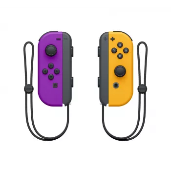 Gamepad NINTENDO Joy-Con juhtmeta Bluetooth Nintendo Switchile — must/oranž/lilla, analoog/digitaalne, D-pad