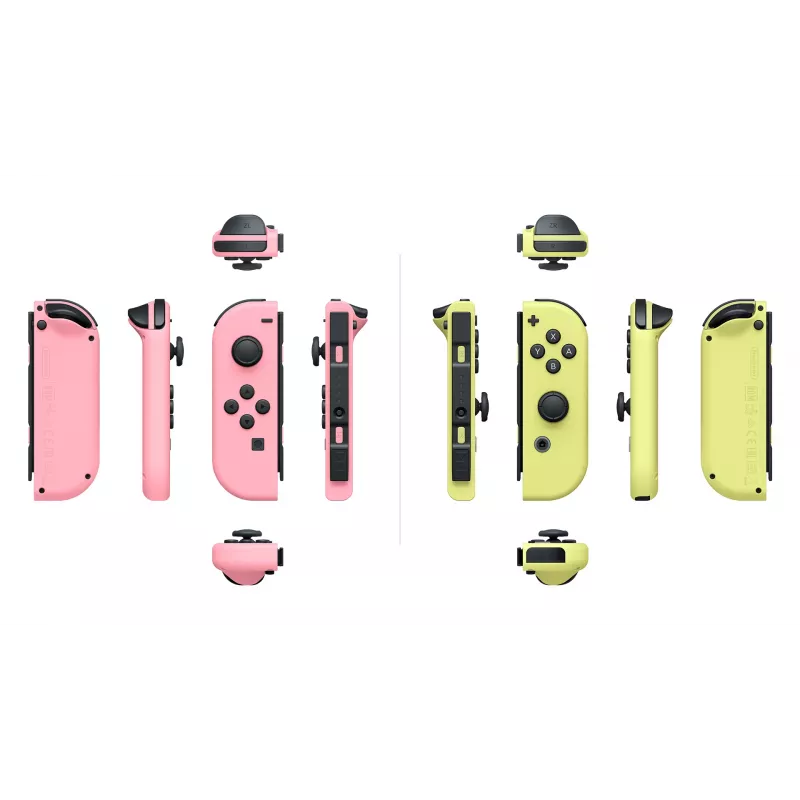 Nintendo 10011583 mängukontroller roosa, kollane Bluetooth-mängupult analoog-/digitaalne Nintendo Switch, Nintendo Switch OLED