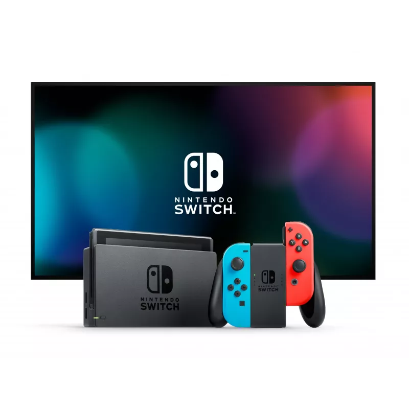 Nintendo Switch pult kaasaskantav mängukonsool 15.8 cm (6.2 tolli) 32 GB puutetundlik ekraan Wi-Fi sinine, hall, punane
