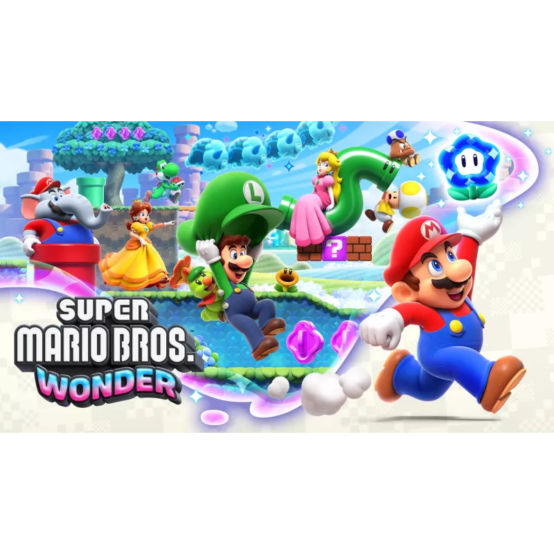 Nintendo Super Mario Bros. Wonder Standard saksa, hollandi, inglise, hispaania, prantsuse, itaalia, jaapani, korea, portugali, vene Nintendo Switch