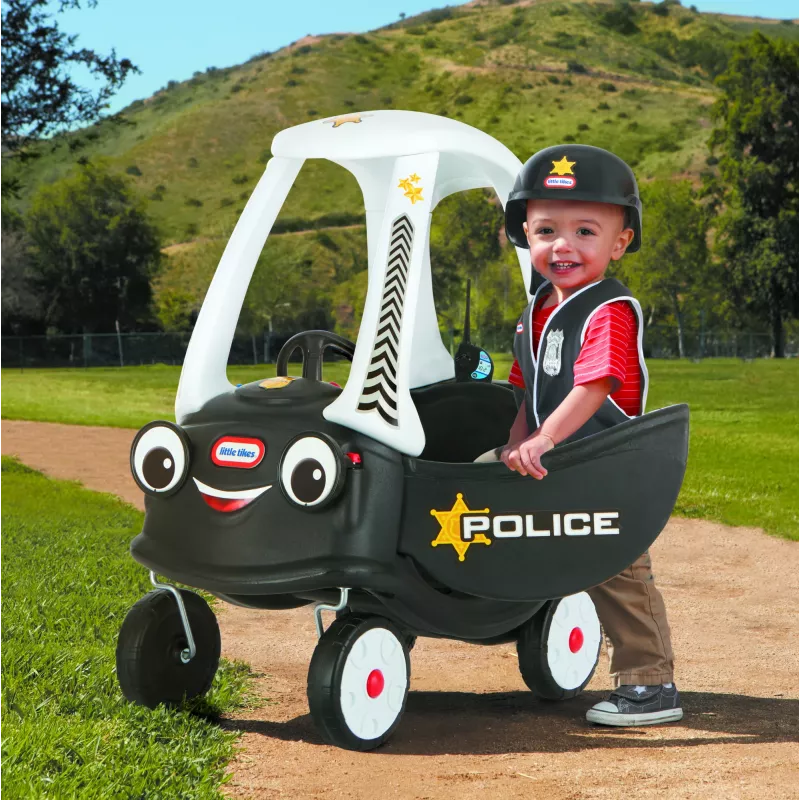 Little Tikes Tikes Patrol politseiauto, 1,5 a, 4 ratast, plast, must, valge, vajab patareisid