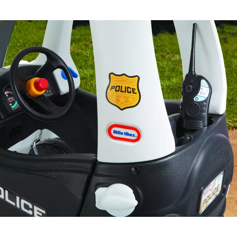 Little Tikes Tikes Patrol politseiauto, 1,5 a, 4 ratast, plast, must, valge, vajab patareisid